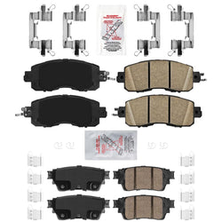 Front Rear Ceramic Disc Brake Pads For Nissan Altima 19-23 w/ Electric Parking