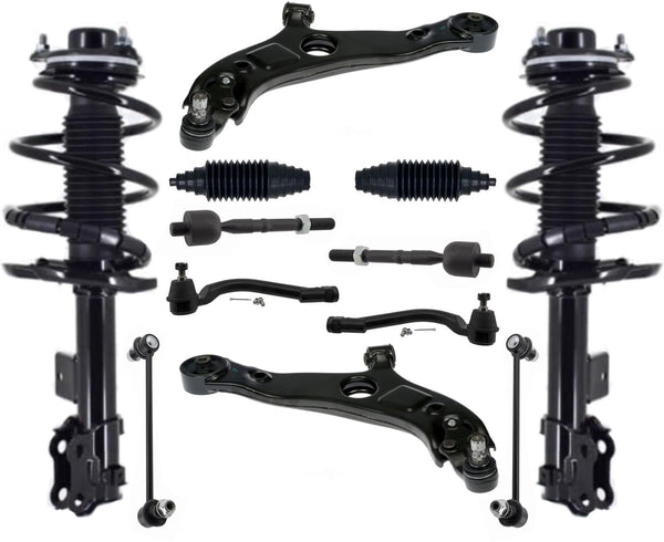 Front Struts Lower Control Arms Tie Rods & Links For Hyundai Azera 2012-2017