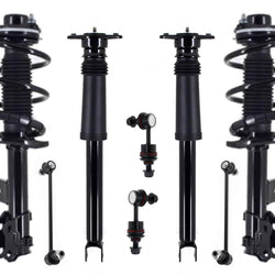 Front Struts & Rear Complete Shocks & Sway Bar Links For Hyundai Azera 12-2017