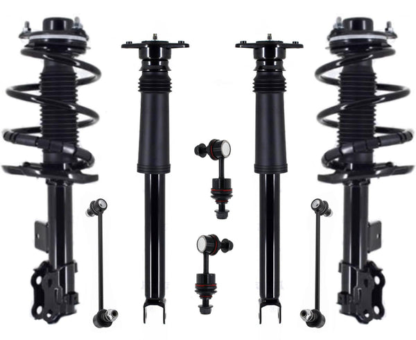 Front Struts & Rear Complete Shocks & Sway Bar Links For Hyundai Azera 12-2017