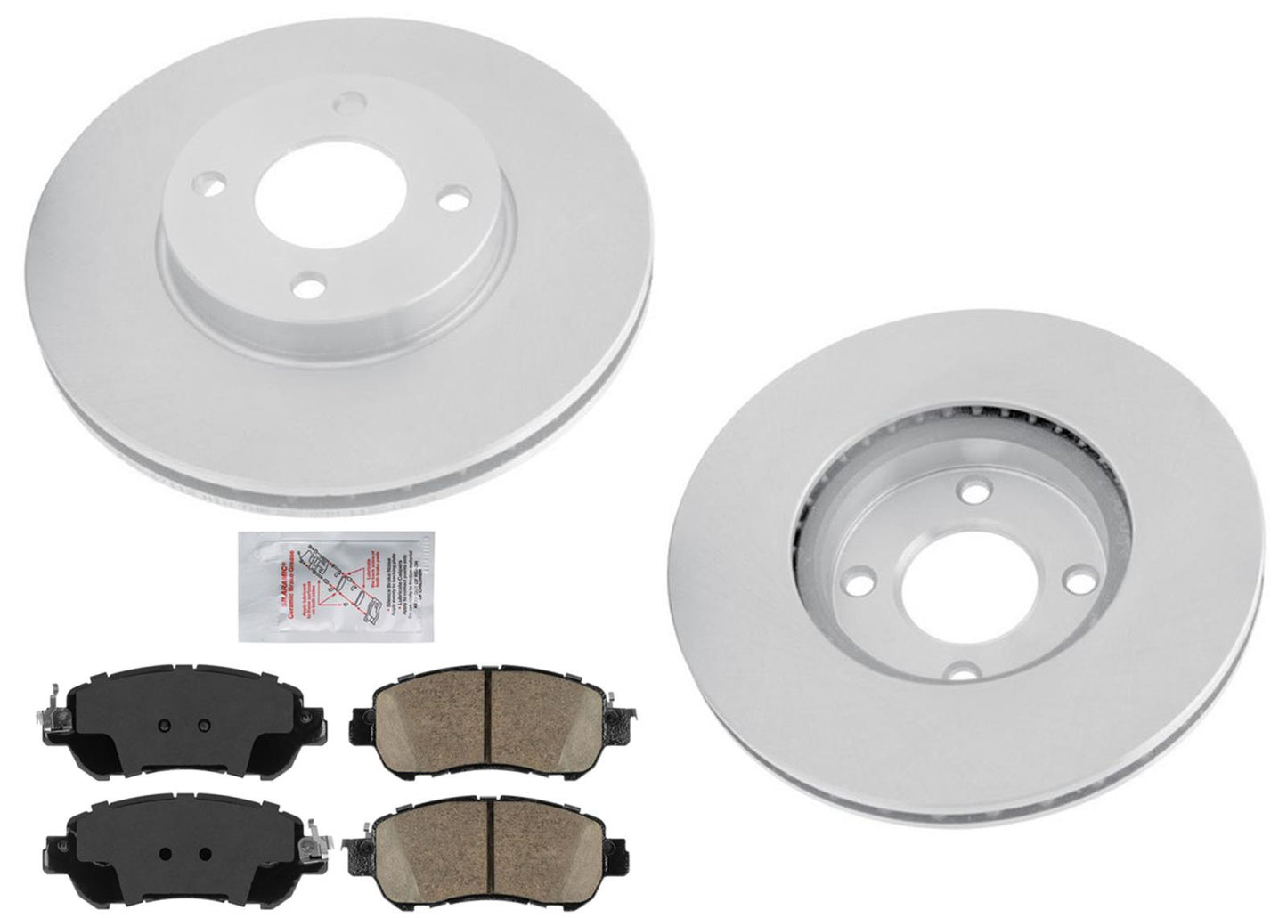 Coated Disc Brake Rotors Brake Pads For Nissan Kicks S 21-2023 W 4W Disc Brakes