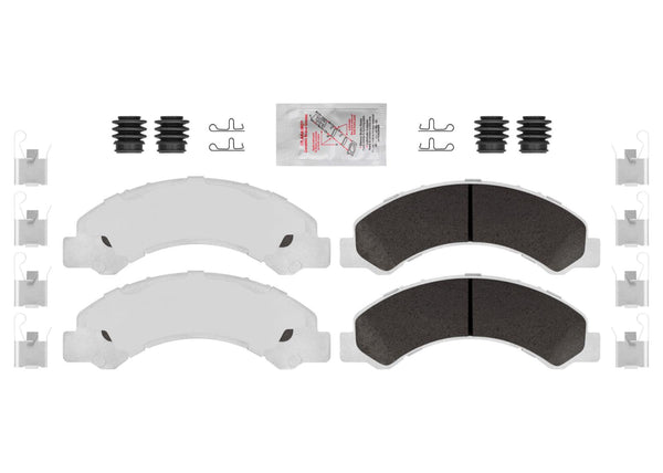 Ultra Premium Fleet Front Galvanized HD Disc Brake Pads Canadian Made 97-18 NPR