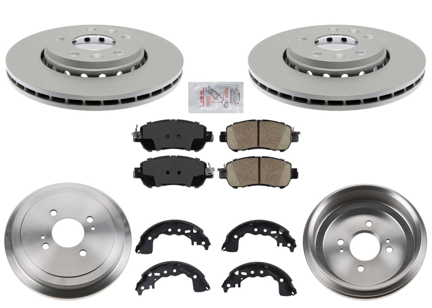 Rotores de freno de disco delantero pastillas de freno tambores de freno para Nissan Kicks SV SR 2021-23
