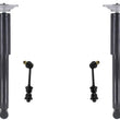 Rear Left & RIght Complete Shock Absorber & Links For Volvo XC70 2008-2016