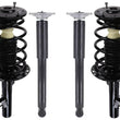 Front Complete Struts W/ Spring & Rear Complete Shocks For Volvo XC70 2008-2016