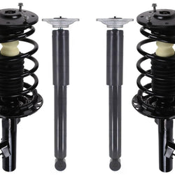 Front Complete Struts W/ Spring & Rear Complete Shocks For Volvo XC70 2008-2016