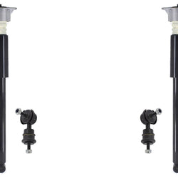 Rear Left & RIght Complete Shock Absorber & Links For Volvo C70 2006-2013