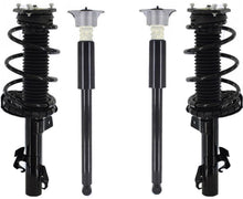 Puntales delanteros completos con resorte y amortiguadores traseros completos para Volvo C70 2006-2013