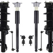 Front Struts W/ Spring Rear Complete Shocks & Links For Volvo C70 2006-2013