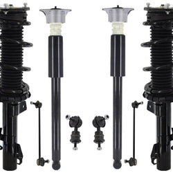 Front Struts W/ Spring Rear Complete Shocks & Links For Volvo C70 2006-2013