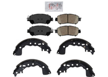 Front Disc Brake Pads +Brake Shoe For Nissan Kicks SV SR 2021-23 w/ Rr Drum