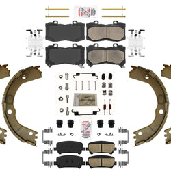 AmeriPro Ceramic Disc Brake Pads Parking Shoes For Chevrolet Colorado 15-20