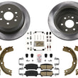 Rr Carbon Performance Disc Brake Rotors Brake Pads For Chevrolet Colorado 15-20