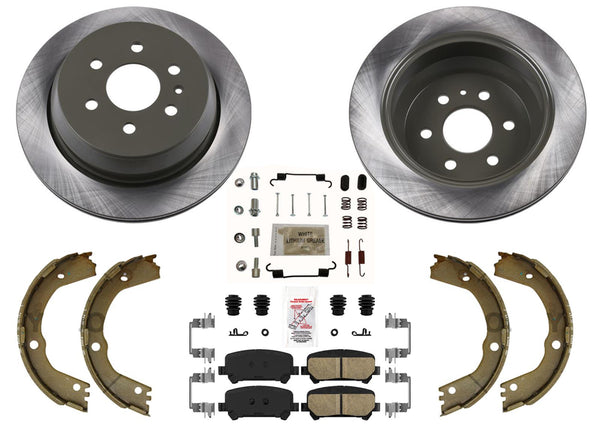 Rr Carbon Performance Disc Brake Rotors Brake Pads For Chevrolet Colorado 15-20