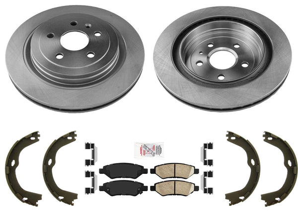 Rotores traseros de estacionamiento de freno de disco Rr, rotores traseros de 339MM para CTS 08-14, J55 de alta resistencia