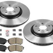 Performance Front Disc Brake Rotor Brake Pads Rotors For CTS 08-14 Heavy Duty