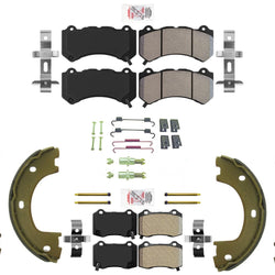 370MM Front 364.5MM Rear Semi Metallic Brake Pads For CTS 09-14 Type V Sport