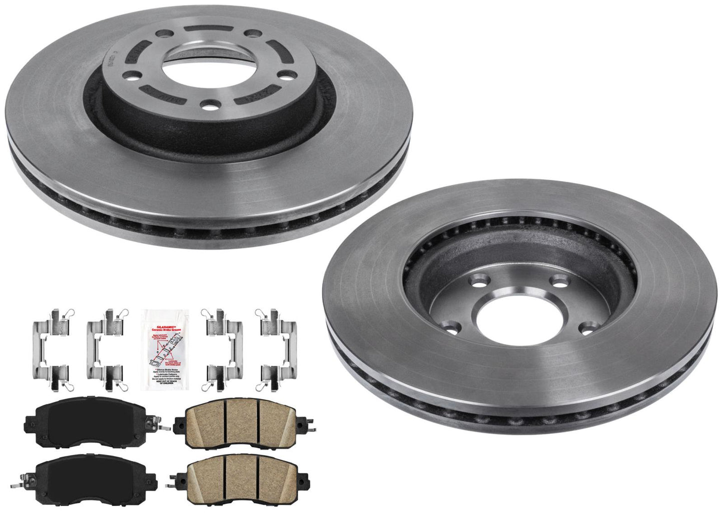 Rotores de freno de disco de rendimiento de carbono delantero para Nissan Altima 4 puertas 13-23