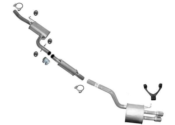 Sistema de escape Silenciador de tubo Res para Volkswagen Jetta 2.5L 2005-2010
