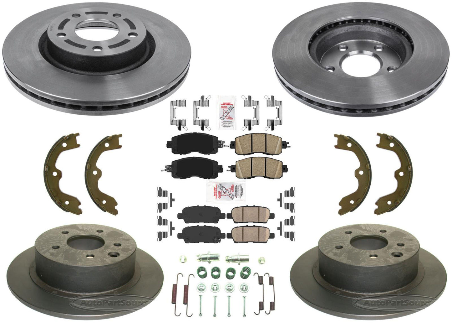 Rotores de freno de disco de alto rendimiento para Nissan Altima 4 puertas 13-23 con estacionamiento manual