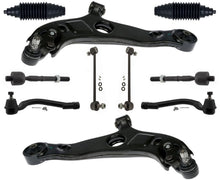 Front Lower Arms Ball Joints Sway Bar Links & Tie Rods For Kia Optima 2011-2015