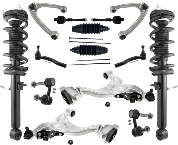 Front Struts Control Arms Tie Rods & Links For Q60 2014-2017 Rear Wheel Drive