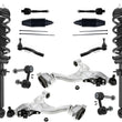 Front Struts Lower Control Arms Tie Rods & Links For Q60 14-17 Rear Wheel Drive