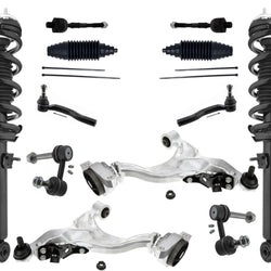 Front Struts Lower Control Arms Tie Rods & Links For Q60 14-17 Rear Wheel Drive