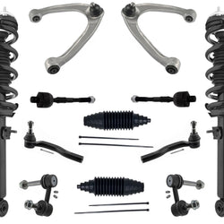 Front Struts Upper Control Arms Tie Rods & Links For Q60 14-17 Rear Wheel Drive