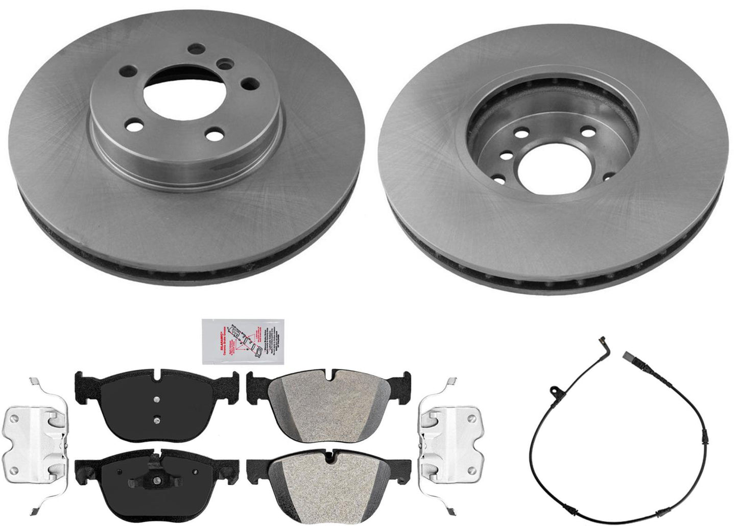 Rotores de freno de disco Frt Performance, pastillas semimetálicas para BMW X5 3.0L 2007-2018