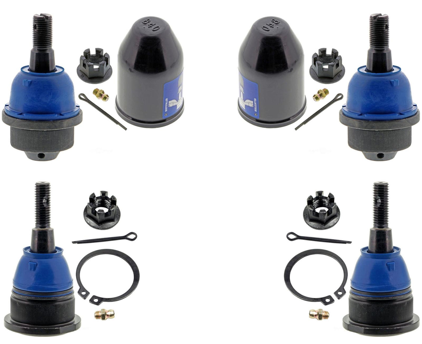 Mevotech Rótulas delanteras inferiores y superiores para Chevrolet Suburban 2500 2000-2010