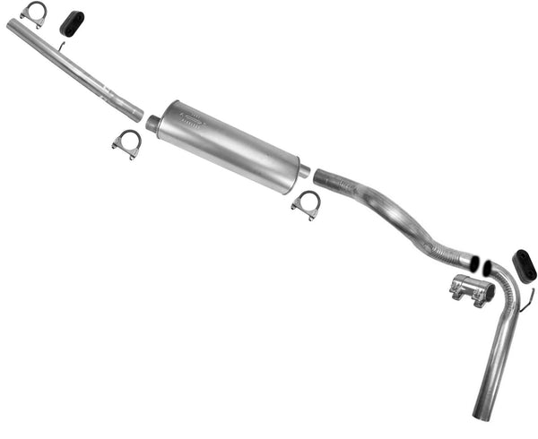 Exhaust System Pipe Rear Muffler Tail Pipe For 1995 Chevrolet G10 G20 G30 Van