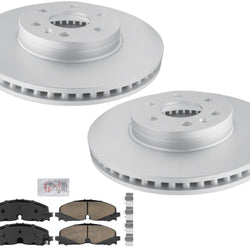 Front Coated Brake Rotors Disc Brake Pads For Chevrolet Colorado 2021 2022