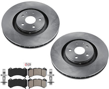 Rotores de freno de disco delantero de 370 mm + pastillas de freno de disco para CTS tipo V Sport 4dr