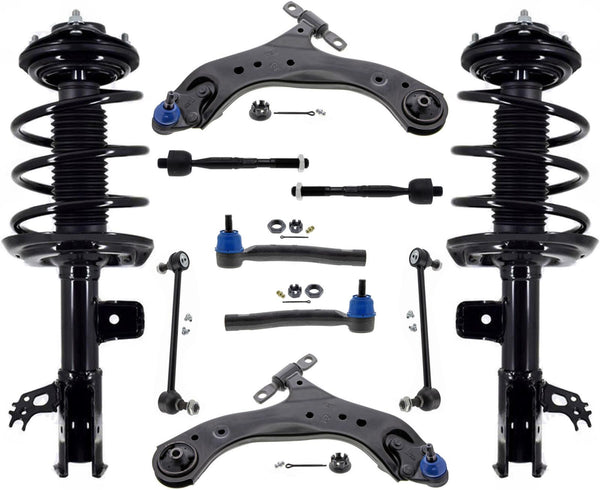 Front Struts Control Arms Tie Rods & Links For Toyota Camry 18-23 LE USA Built