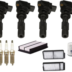 Direct Ignition Coil Platinum Spark Plugs Tune Up Kit For Mazda 3 2.5L 12-2015