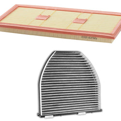 Engine Air Filter & Cabin Filter For Mercedes Benz E350 2012-2016