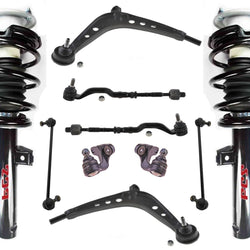 Front Struts Control Arms Tie Rods & Links For 325XI 2001-2002 ALL WHEEL DRIVE