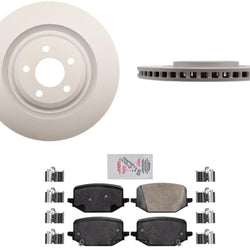 High Carbon Brake 350MM R Disc Rotors Pads for Police Interceptor Utility 20-23