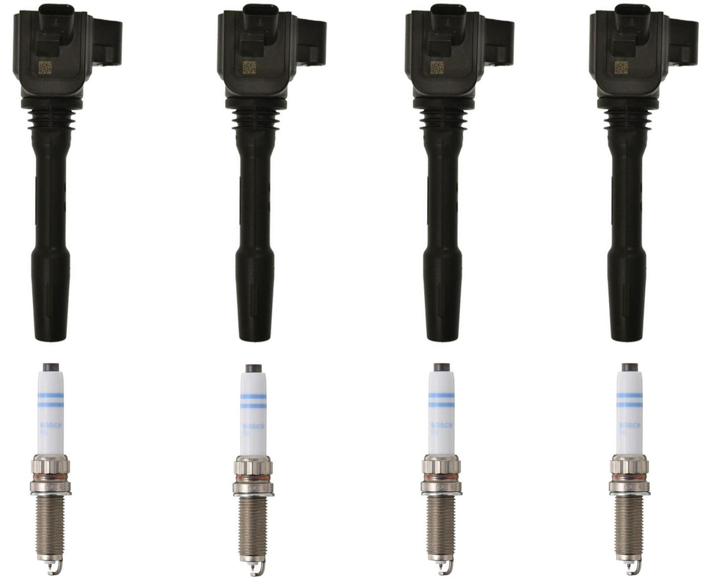 Kit de 4 bobinas de encendido directo y bujías de platino para BMW 230I 2.0L 2017-2021
