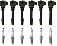 Kit de 6 bobinas de encendido directo y bujías de platino para BMW 340I 3.0L 2016-2018