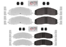 Pastillas de freno de disco HD galvanizadas delanteras y traseras Fleet para Ford F250 Super Duty 13-21 