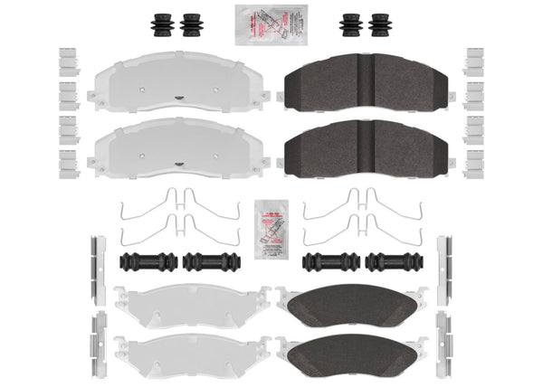 Fleet Front & Rear Galvanized HD Disc Brake Pads for Ford F450 SD 2016 8 bolt