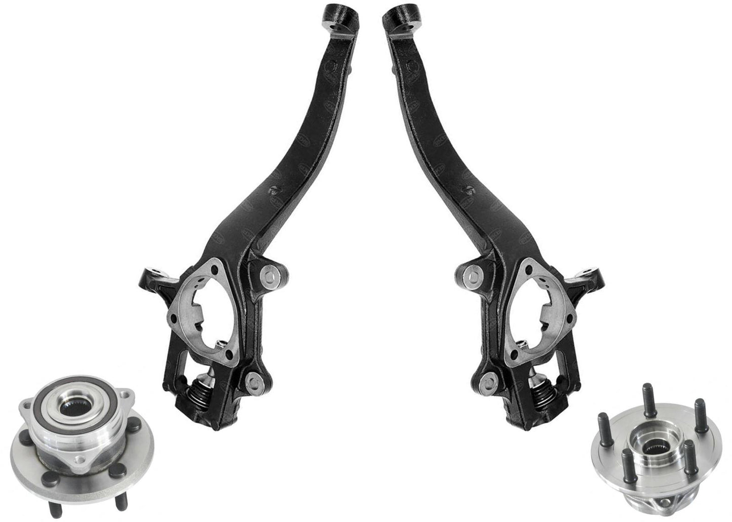 Front Steering Knuckle Spindles W/ Ball Joints For Jeep Grand Cherokee 2011-15
