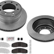 Fleet Rear Galvanized Brake Pads & Coated Rotors for Ford F250 Super Duty 14-22