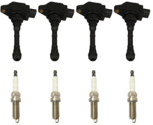 Kit de bobina de encendido directo y bujías de platino para Nissan Sentra 1.6L 2017-2019
