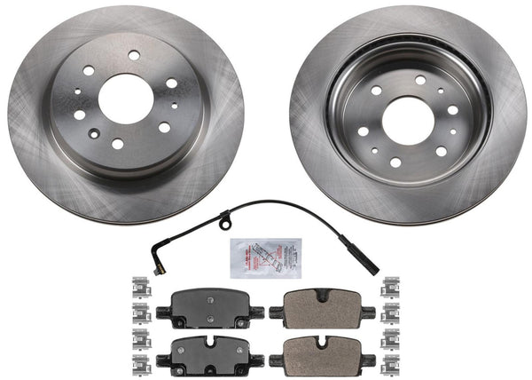 Sensor de almohadilla metálica de rotores de freno de disco revestidos traseros para Chevrolet Tahoe 2021-2023