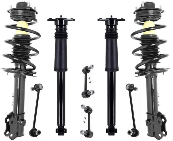 Front Struts Complete Shocks & Links For Kia Sportage 2011-13 All Wheel Drive
