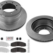 Fleet Galvanized Brake Pads & Coated Rotors for 13-22 Ford F350 Dual Rear Wheel