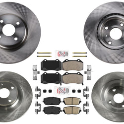 Front + Rear Disc Brake Rotors Brake Pads For Mazda MX5 Miata 16-23 w/ Brembo